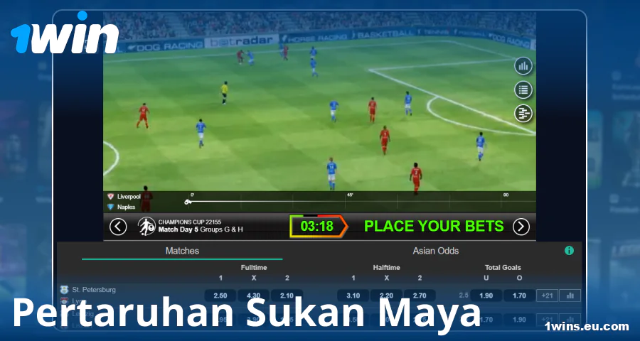 Main sukan maya untuk pemain 1Win