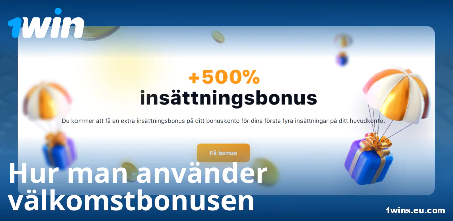 Guide till välkomstbonus på 1Win SE