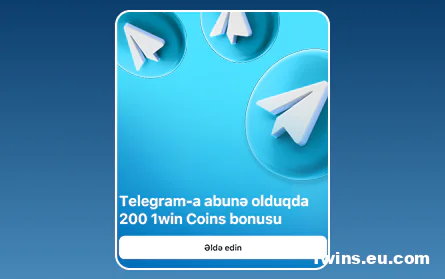 1Win AZ Telegram-a abunə olmaq